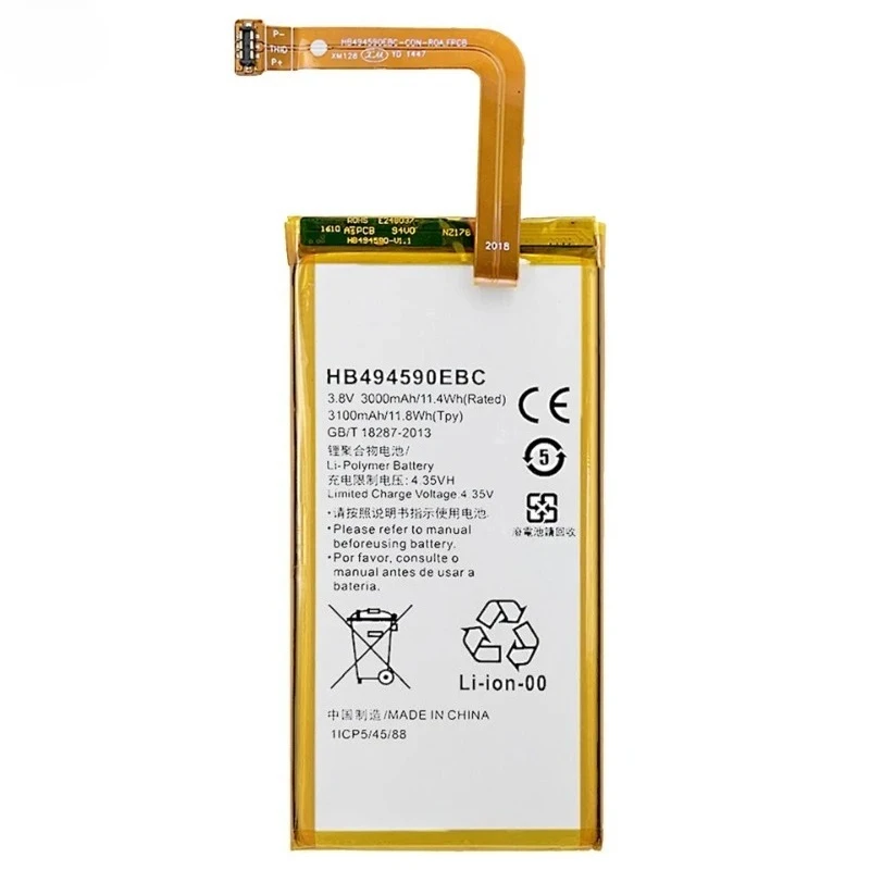 3.8V 3100mAh HB494590EBC Phone Battery For Huawei For Honor 7 Glory PLK-TL01H ATH-AL00 PLK-AL10 PLK-TL01H/UL00/CL00 + Tools