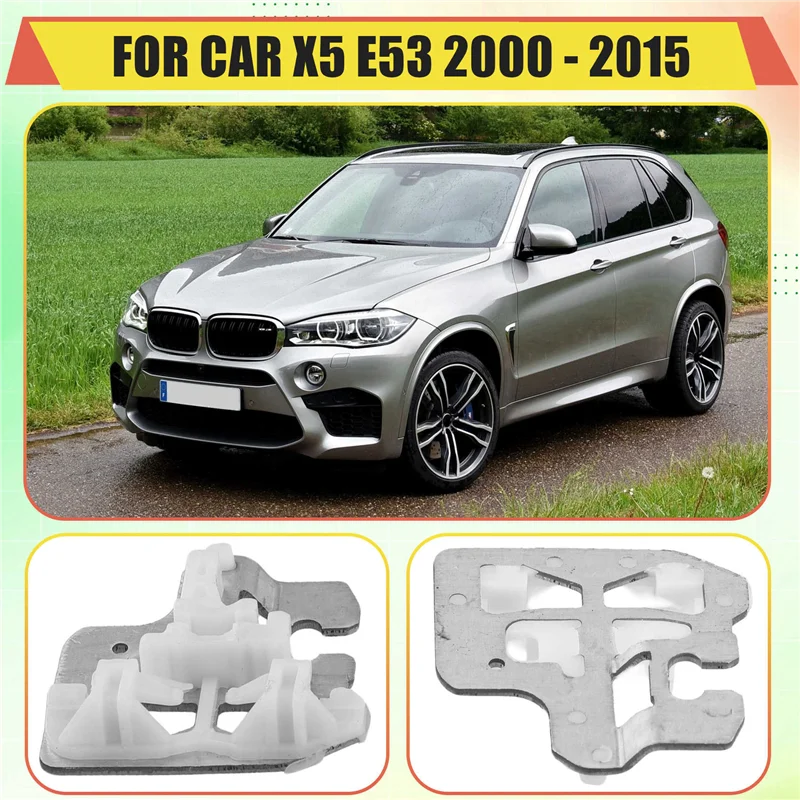 A30P-WINDOW คลิปสําหรับ BMW X5 E53 2000-2015 รถ REGULATOR ซ่อมคลิปโลหะ SLIDER ด้านหน้าซ้ายหรือขวา