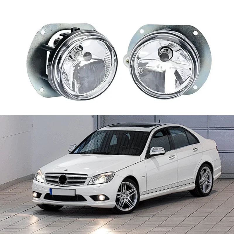 مجموعة مصباح الضباب الأيسر والأيمن ، زوج لمرسيدس بنز W204 ، W216 ، R230 ، W164 ، W251 ، C63 ، AMG ، A2048202156 ، A2048202256 #1