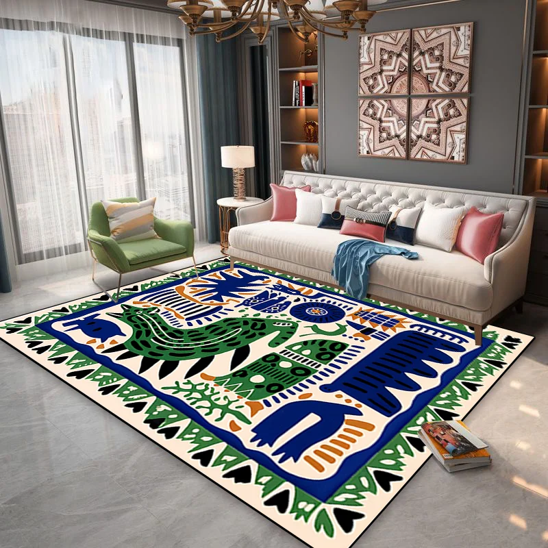 Fashion Advanced Carpets for Living Room Decoration Home Coffee Tables Rug Large Area Cloakroom Bedroom Floor Mat Ковер Tapis 러그