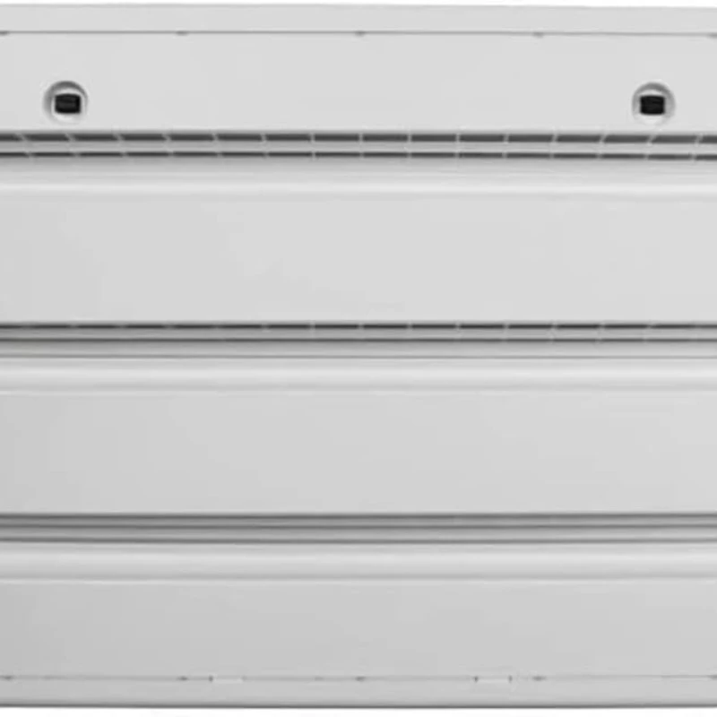 

RV Refrigerator Lower/Upper Mount Vent - Replacement Vent Assembly - Paintable Recessed Grid Design14" x 22" - Polar White