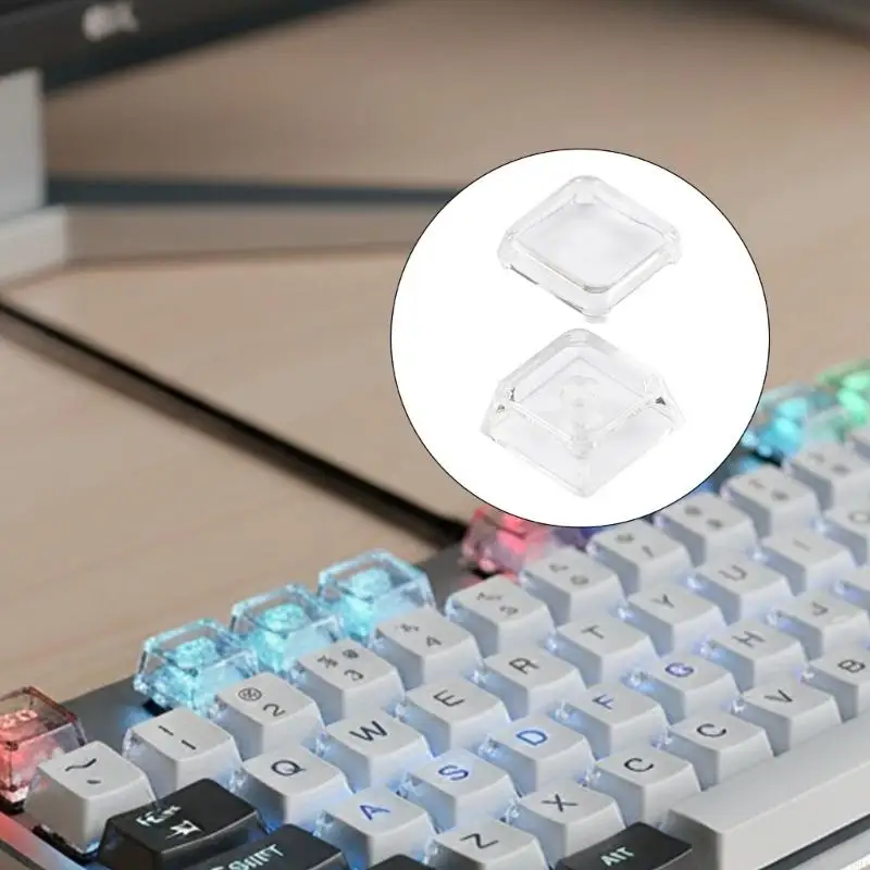 

CORA 10/20/50/100Pcs Customizable Transparency Keycaps Replacement for Mechanical