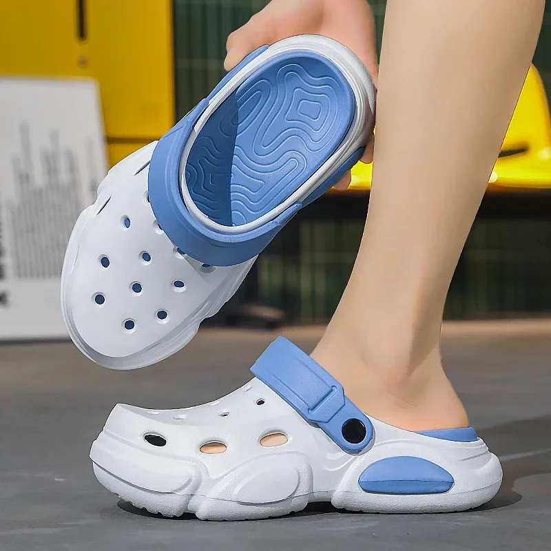2026 Sommer Herren-Slipper Outdoor-Sandalen Strand Bequeme EVA Weiche Slides Clogs Lässige Gartenschuhe Herren Indoor-Hausschuhe – Detail 23