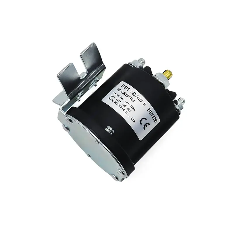 T1215-125 125A Contattore DC 12V 24V 48V Relè contattore pompa DC per pompa olio Avvio batteria Carrello elevatore elettrico