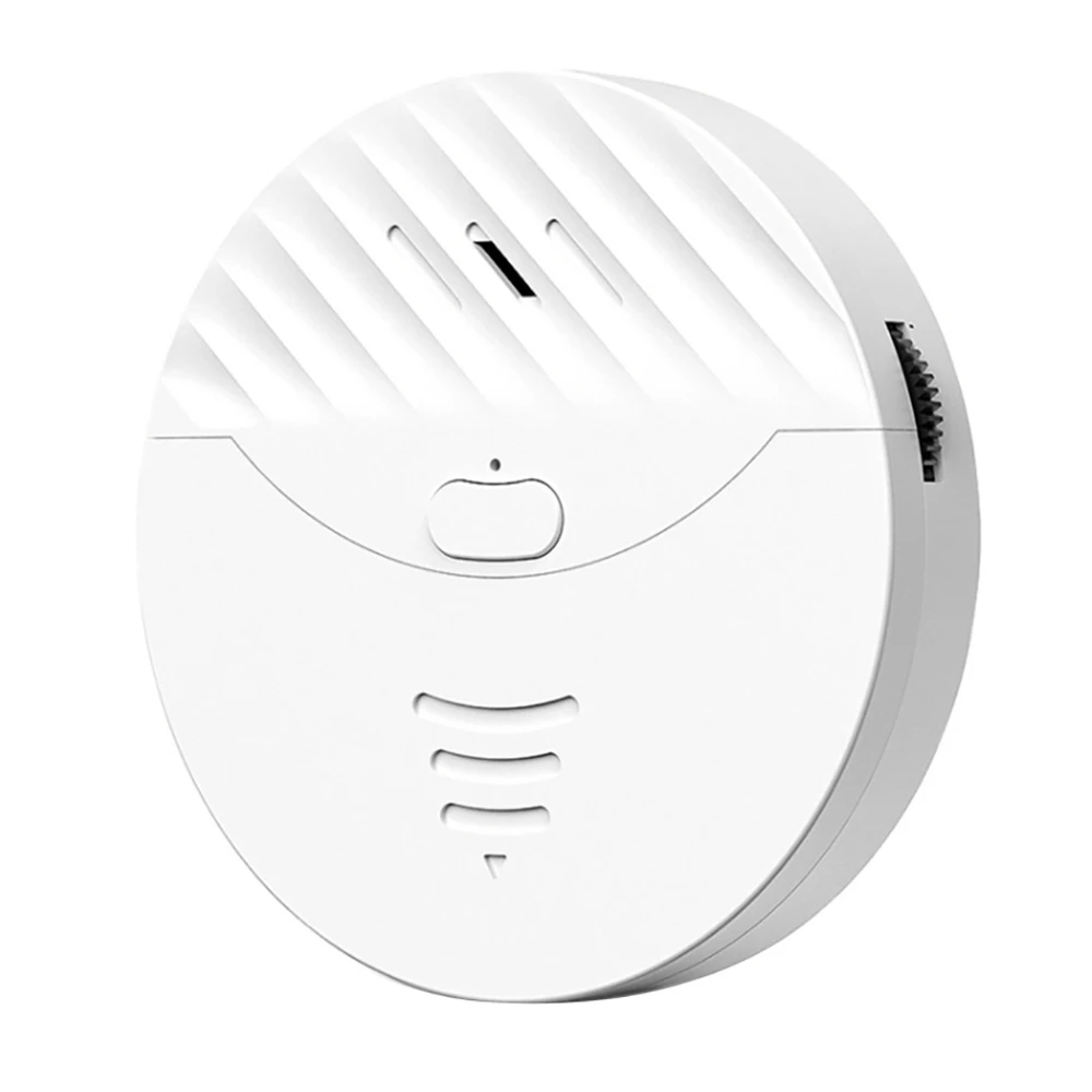 

ABGITuya Smart WiFi сигнализация Датчик вибрации дверей и окон Защитное оповещение работает с Alexa, Smart Life (белый)
