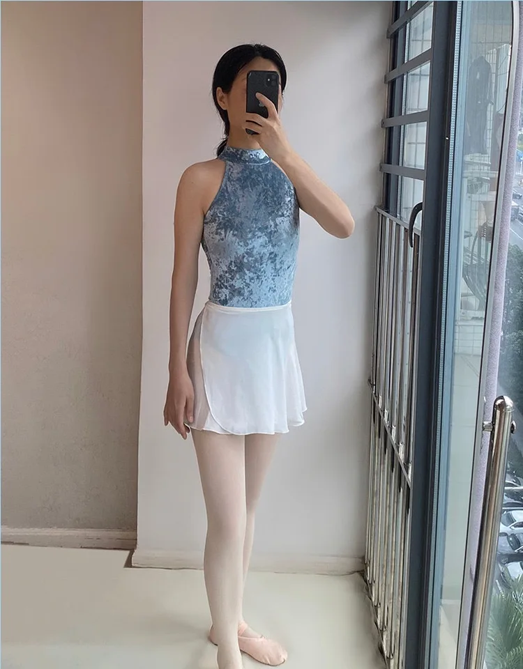 Adult Ballet Dance Leotard 2024 New Advanced Sleeveless Practice Dancing Custome Elegant Gymnastics Ballet Coverall Women