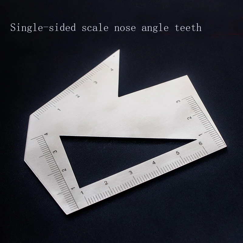 

Rhinoplasty instrument, nose angle number, stainless steel measuring ruler, nose angle ruler