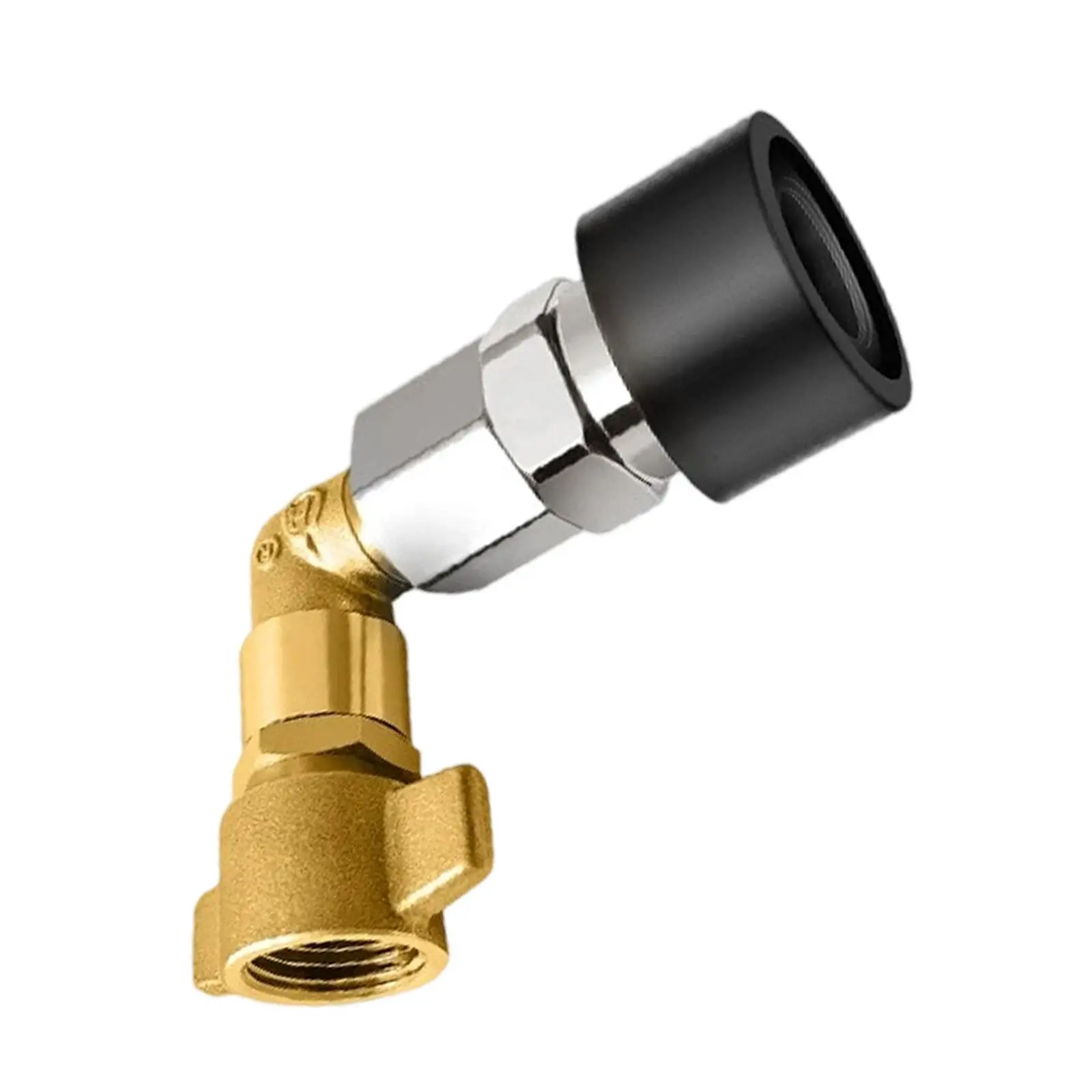 Brass Air Tank Port Fittings M16x1.5 Quick Adapter for Trucks Compressed Air Valve Connector