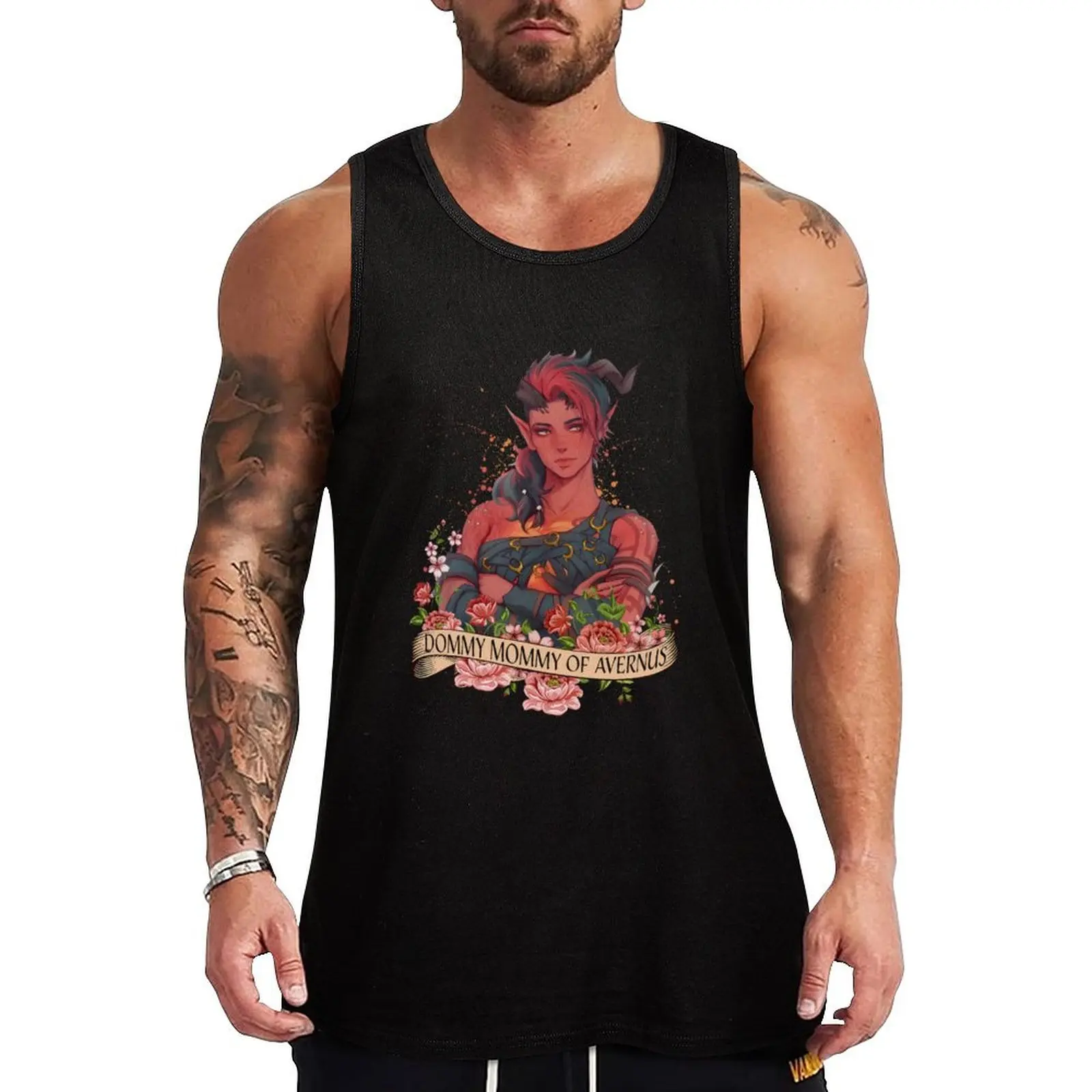

Karlach Dommy Mommy Of Avernus Tank Top sleeveless Men's t-shirts t-shirt for men bodybuilding men clothes