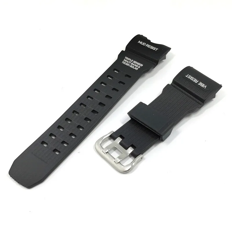 Strap For Casio G-shock Gwg-1000gb Black Silicone Watch Band Men Sport Waterproof Wrist Bracelet Accessories For Gwg-1000-1a