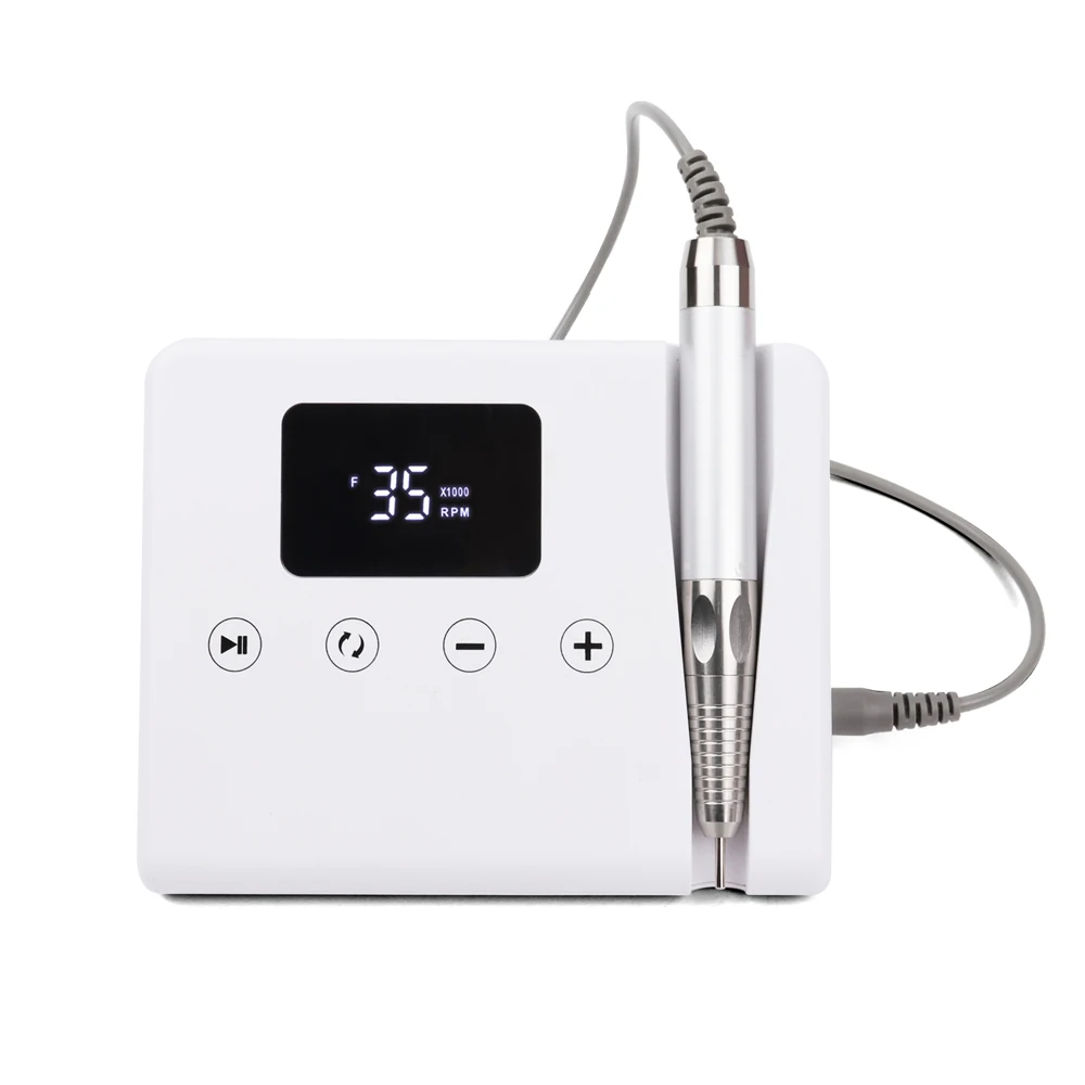 Desktop Touch Button Screen Electric File High Power 85W Cord Nail Drill Machine