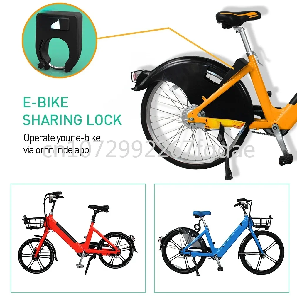 Lokalizator GPS ogrodzenia EV motorower elektryczny publiczny Ebike udostępnia Alarm Qr Code RFID NFC inteligentny System wypożyczania rowerów