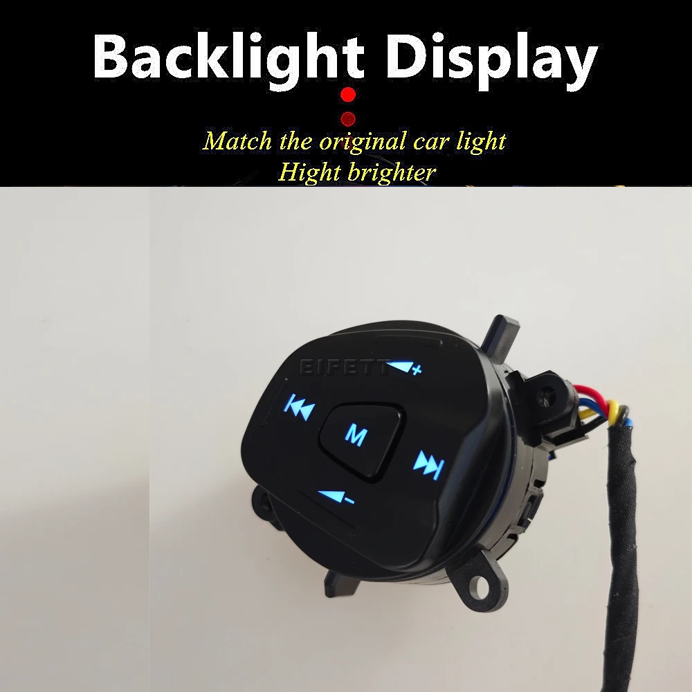 

For Ford Fiesta Mk7 Mk8 ST Ecosport 2013 - 2015 Car Switch Multifunction Steering Wheel Control Volume Button Switch Left Side