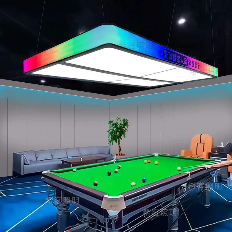 New 2-in-1 Billiards Atmosphere Modeling Light Professional Customized Chandelier LED Atmosphere Decoration Light
