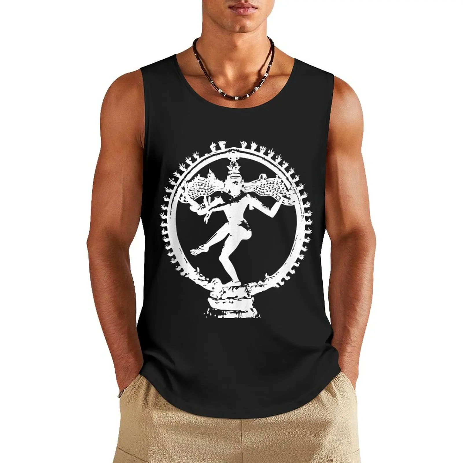 Nataraja Hindu Mythology Shaivism - God Shiva Lord Of Dance Tank Top t-shirts man sleeveless Vest