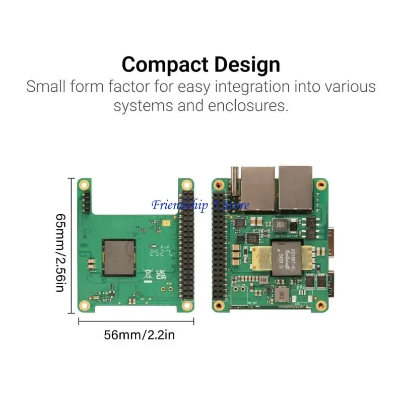 

T8WC 20W Radxa Compact Power over Ethernet Module for Single Board Computer