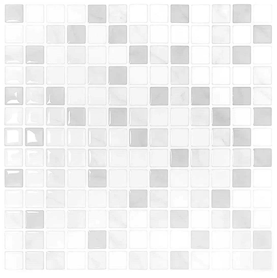 Peel And Stick Backsplash Wall Decor Waterproof Crystal Mosaic Tile Wall Sticker for Kitchen Bathroom Home Decor Wall Renovation