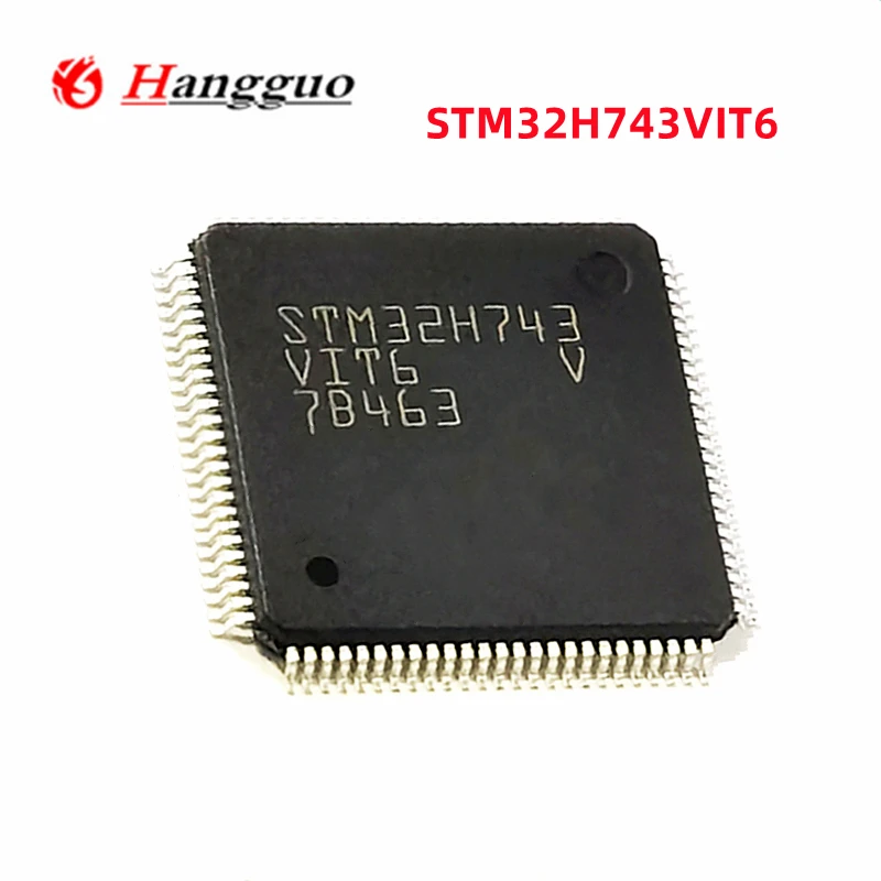 1Pcs/Lot Original STM32H743VIT6 LQFP-100 Car Memory Chips Cpu  High Performance-Microcontroller