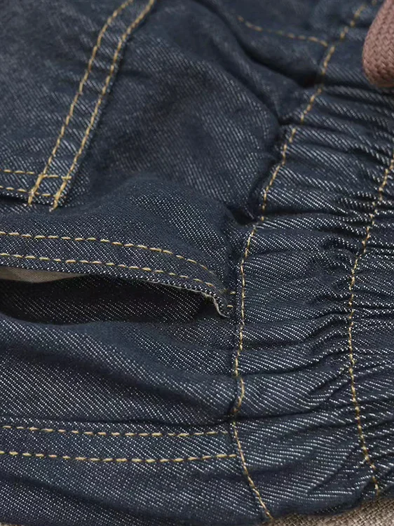 กางเกงยีนส์ทรงหลวมขาบานเอวสูงทรงตรงสไตล์วินเทจ ผ้าบาง ความยาวเจ็ดส่วน เหมาะสำหรับใส่ทำงานหรือใส่ลำลอง