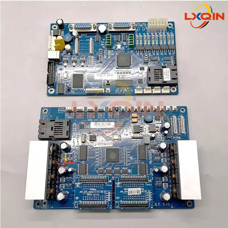 LXQIN Printer Galaxy DX5 Double Head Board and Main Board for Galaxy for DX5 R800 Carriage/Mother Board REV_1.74 LC-E1
