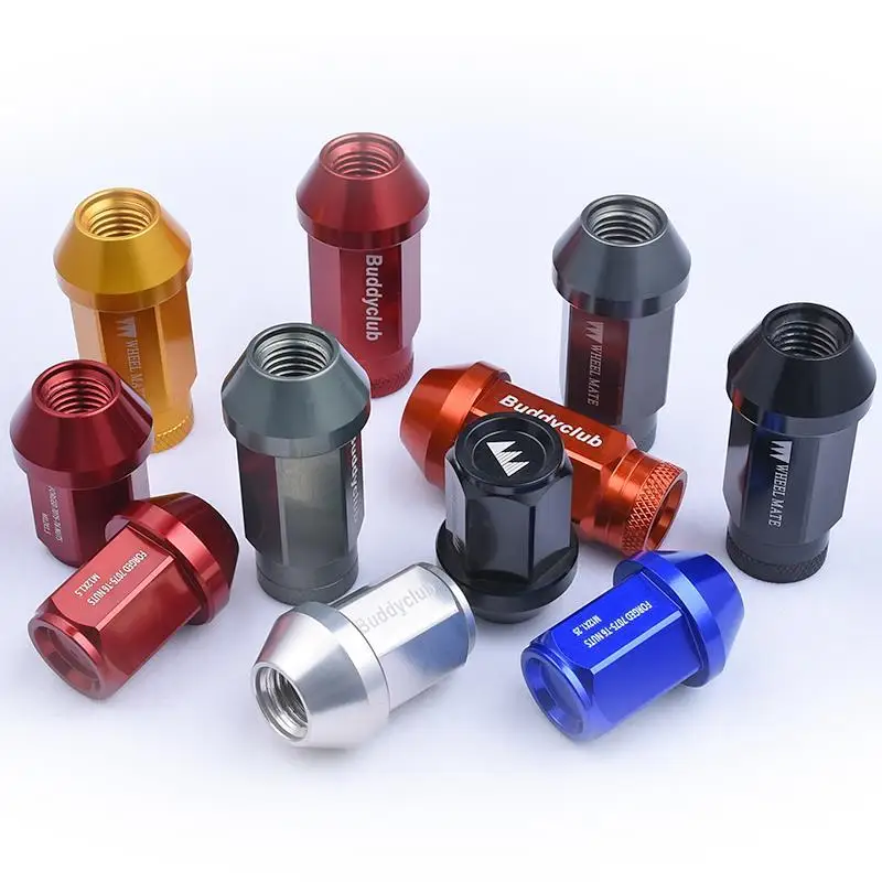 

Набор из 20 модифицированных винтовых гаек ступицы колеса Toyota Honda, кованых легких шин из алюминиевого сплава 7075.