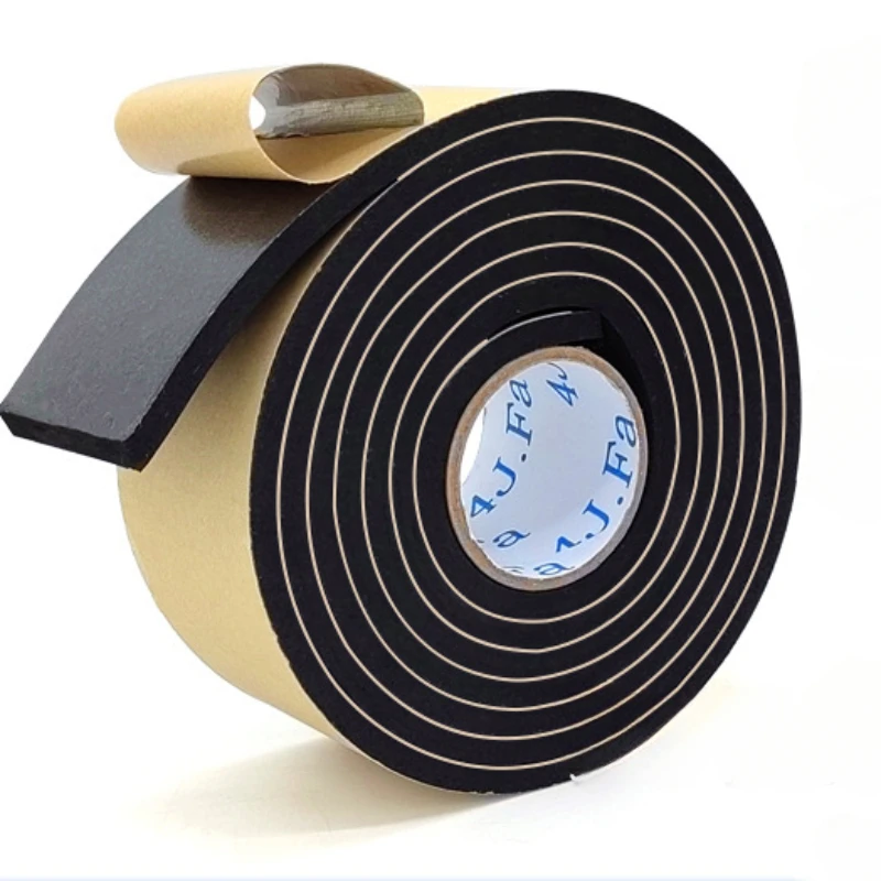 

10pcs EVA Sponge Tape Table and Chair Anti-skid Sealant Strip Door and Window Anti-collision Sealing, Sound Insulation Foam Tape