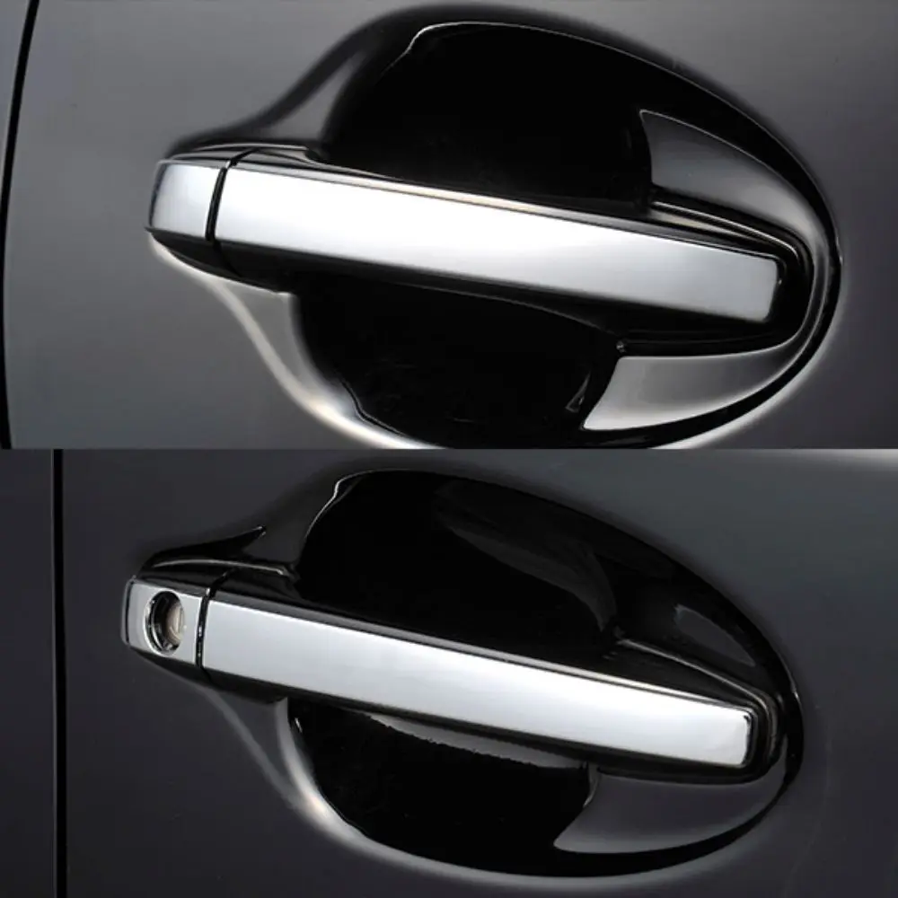 8PCS Accessories For Toyota Prius Alpha V ZVW40 Door Handle Cover Molding Trim with Keyhole  Car Styling Cover Accessories
