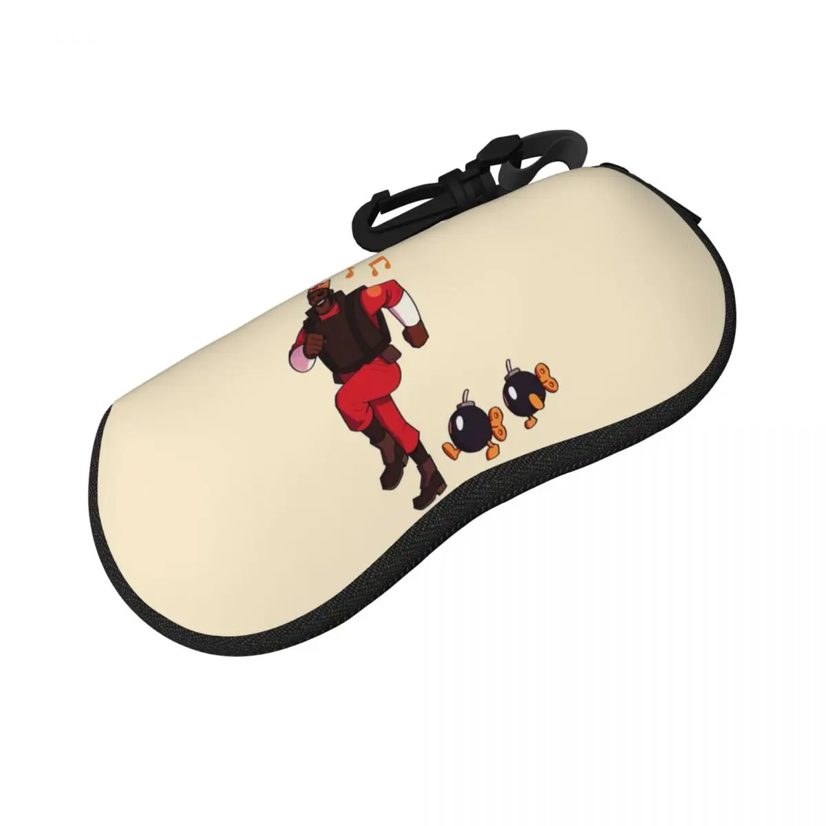 

Team Fortress Shell Glasses Case Portable Sunglasses Box Women Men Soft Eyeglasses Bag Pouch