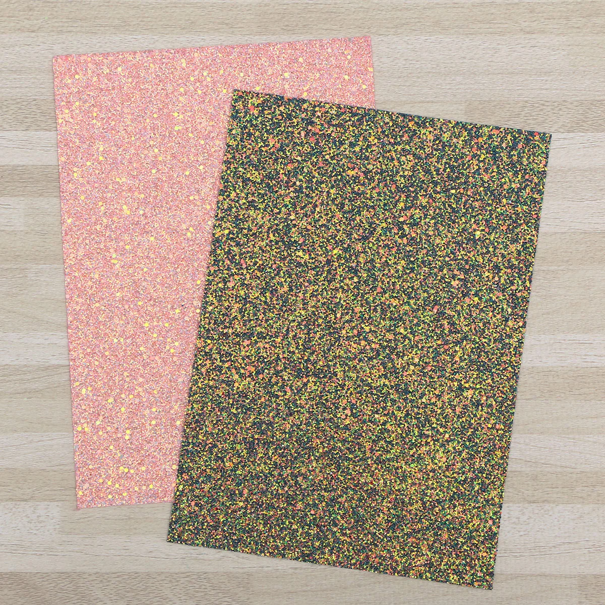 

3pcs Glitter Pu Fabric Sheet 7.87X11.8 Inch Pvc Leatherette Canvas Backing Shiny Diy Craft Material For Phone Cover