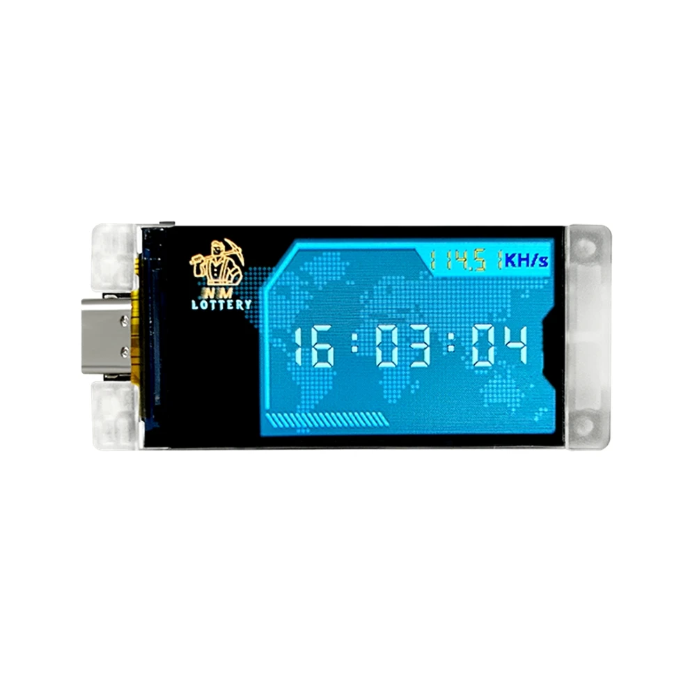 

Новинка-2 комплекта Nerd Miner V2 ESP32 Crypto Solo Lottery 117KH/S Master T190 Win BTC с низким энергопотреблением, подключением Wi-Fi