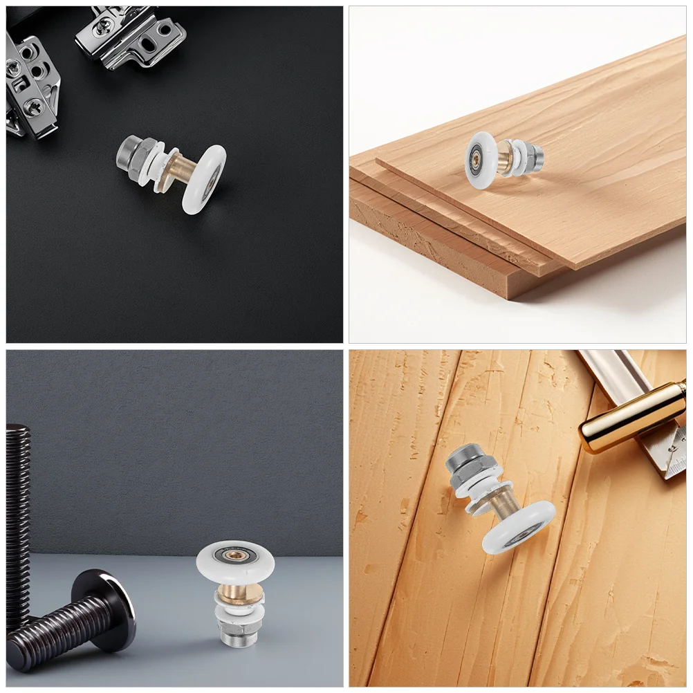 2 قطعة بكرات الدش المنزلقة 25 مللي متر باب زجاجي العدائين عملية سلسة سهلة التركيب مجموعة أدوات الحمام لأجزاء باب الاستحمام #2