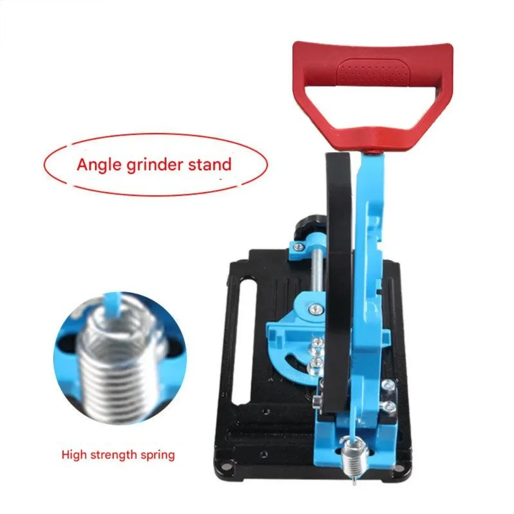Adjustable Angle Grinder Stand with 0-45° Adjust Cutting Angle Dual Use Bracket Holder for Angle Grinder and Hammer Drill