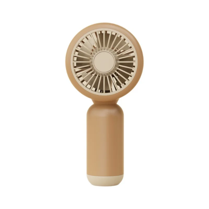 New Cartoon Themed Best-selling Solid Color Handheld Small Creative USB Charging Fan, Student Mini Portable Fan