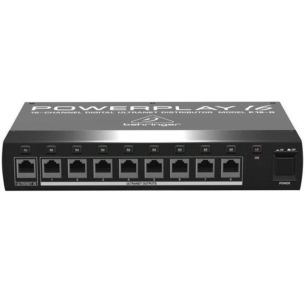 وحدة توزيع Behringer Powerplay P16-D ذات 16 قناة