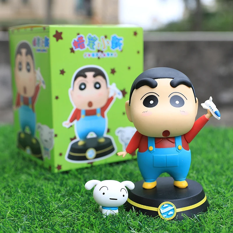 Crayon Shin-Chan Nohara Shiro figuras ของเล่นอนิเมะ Shin Chan ตุ๊กตาขยับแขนขาได้ GK รูปปั้นตุ๊กตา Kawaii คอลเลกชันของขวัญ