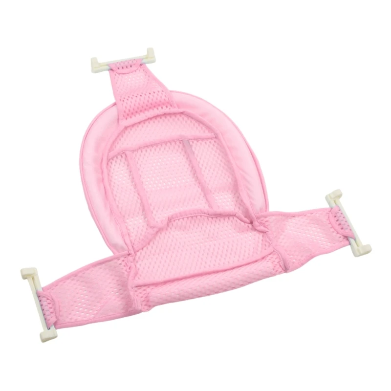 77HD Toddlers Bathtub Support Net T-shaped Baby Bath Net Newborns Shower Seats Cushion for Bathing