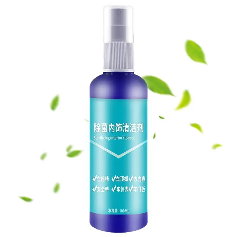 

Motorcycle Visor Cleaner Motorcycle Helmet Deodorizer 100ml Waterless Freshing Washer Polish For Urban Highway Racing Commuting
