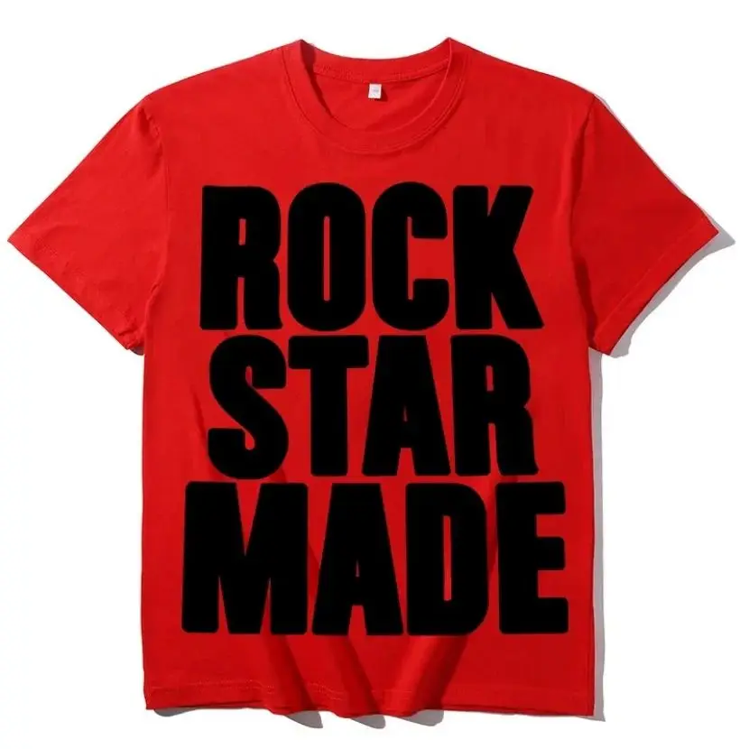 Rock Goth Fashion Men's Punk Grunge Hip Hop Rap vintage Letter Print Short T-Shirt Casual Oversized Y2K Cotton Streetwear image 6