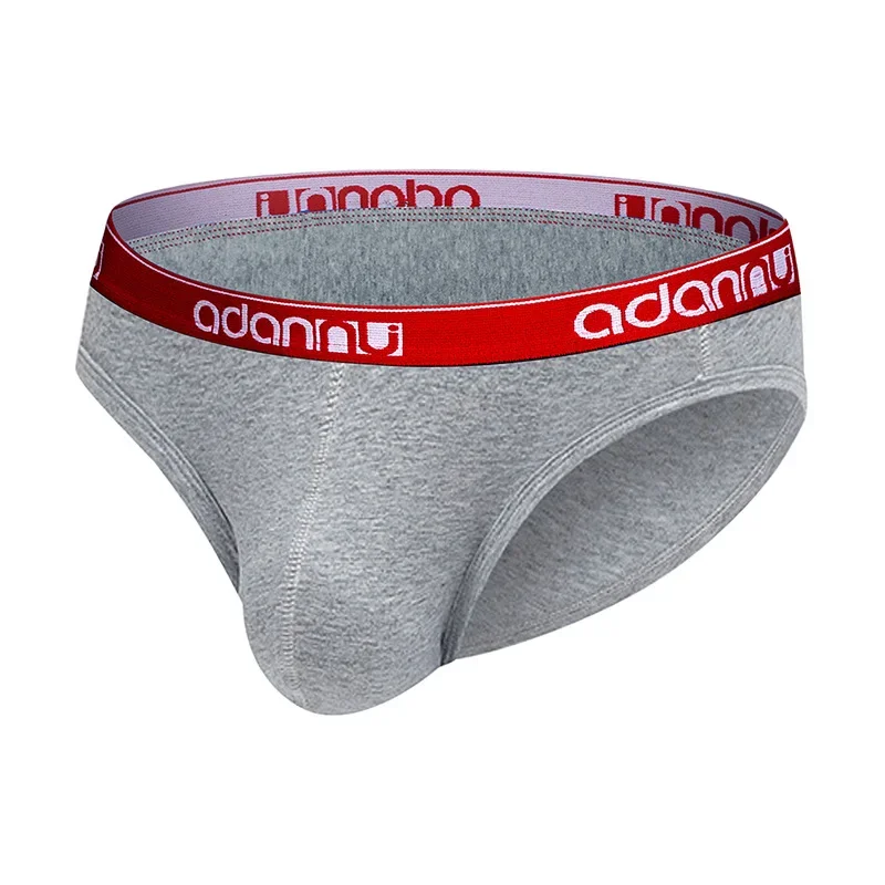 Adannu new triangle underwear men\'s solid color u convex three-dimensional crotch cotton sexy bikini underwear men\'s Ad41