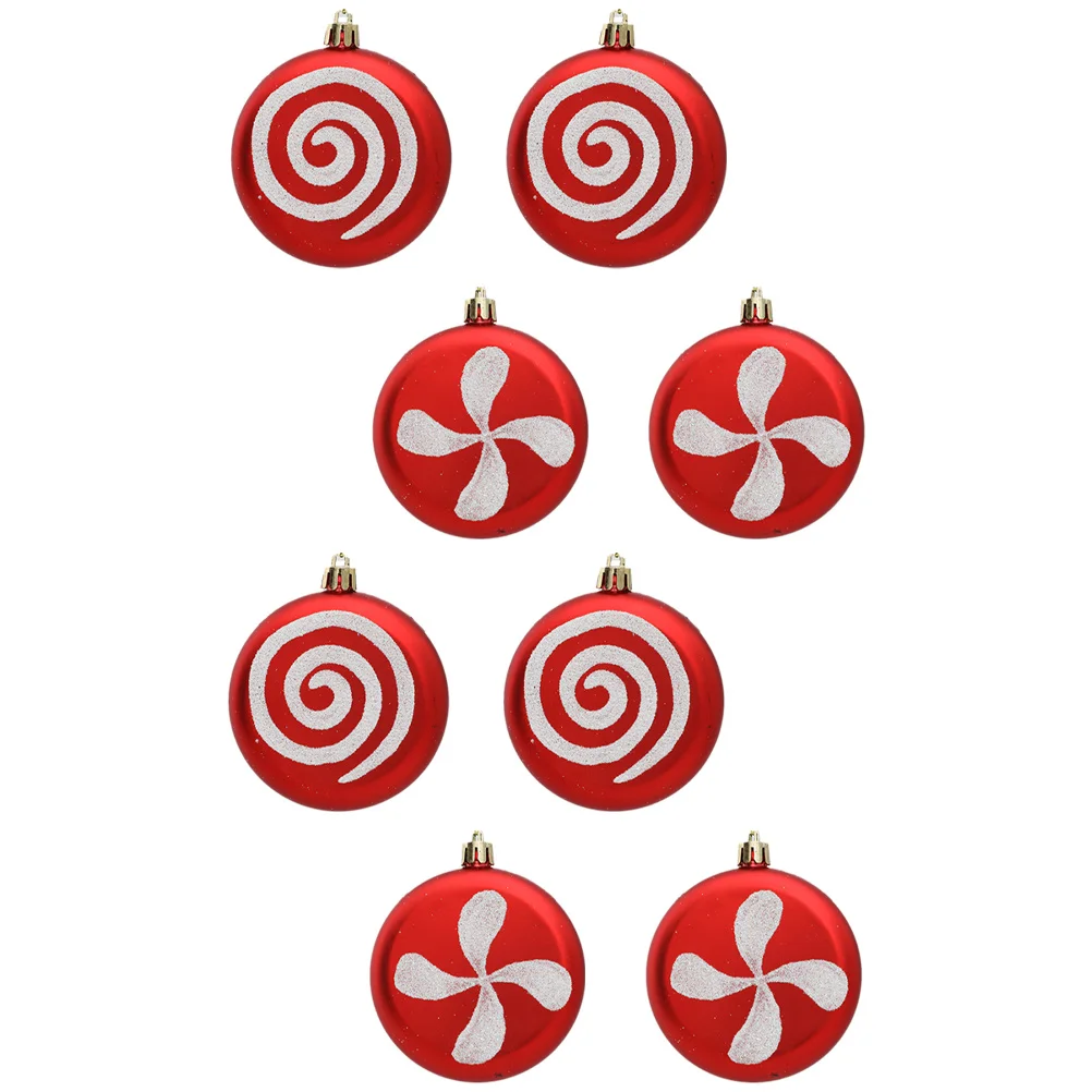 

8Pcs Christmas Tree Candy Hanging Decorations Xmas Tree Pendant Xmas Party Hanging Ornaments Christmas Pendants