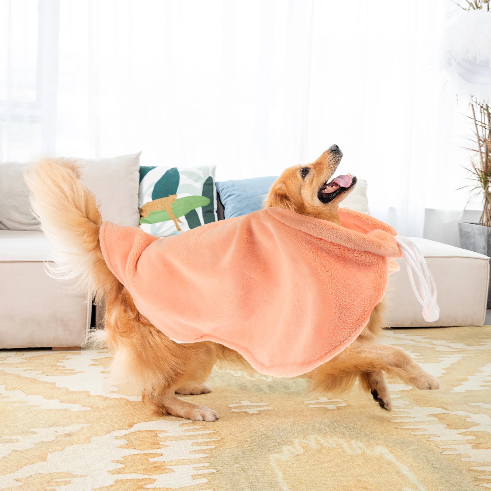 

Dogs Suit Warm Costume Cape Keep Cats Suit Warm Pet Supplies Christmas Party Dog Coat Pet Supplies
