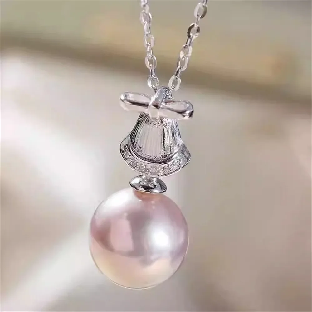 

Подвеска из стерлингового серебра 925 пробы с жемчугом, DIY пустая ободок, чашка, ювелирные изделия для рукоделия, фурнитура для подвески с полыми зубцами