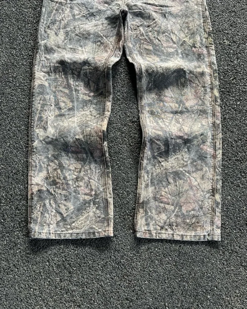 Y2k Camouflage Jeans New American Hip Hop Retro Overs ize Jeans hose Mode Männer Kleidung Straight Leg Wide Leg Jeans Streetwear