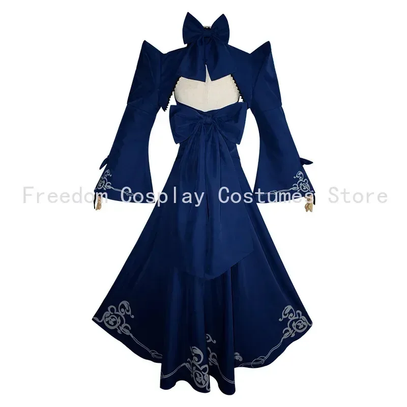 LQSBluu Cosplay Alter Fate Saber Costume Cosplay parrucca Arutoria Pendoragon Cosplay Halloween Carnevale Outfit Party Dress