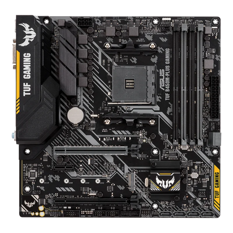 FOR ASUS TUF B450M-PLUS GAMING Motherboard AMD B450 Socket AM4 DDR4 M-ATX Ryzen M.2