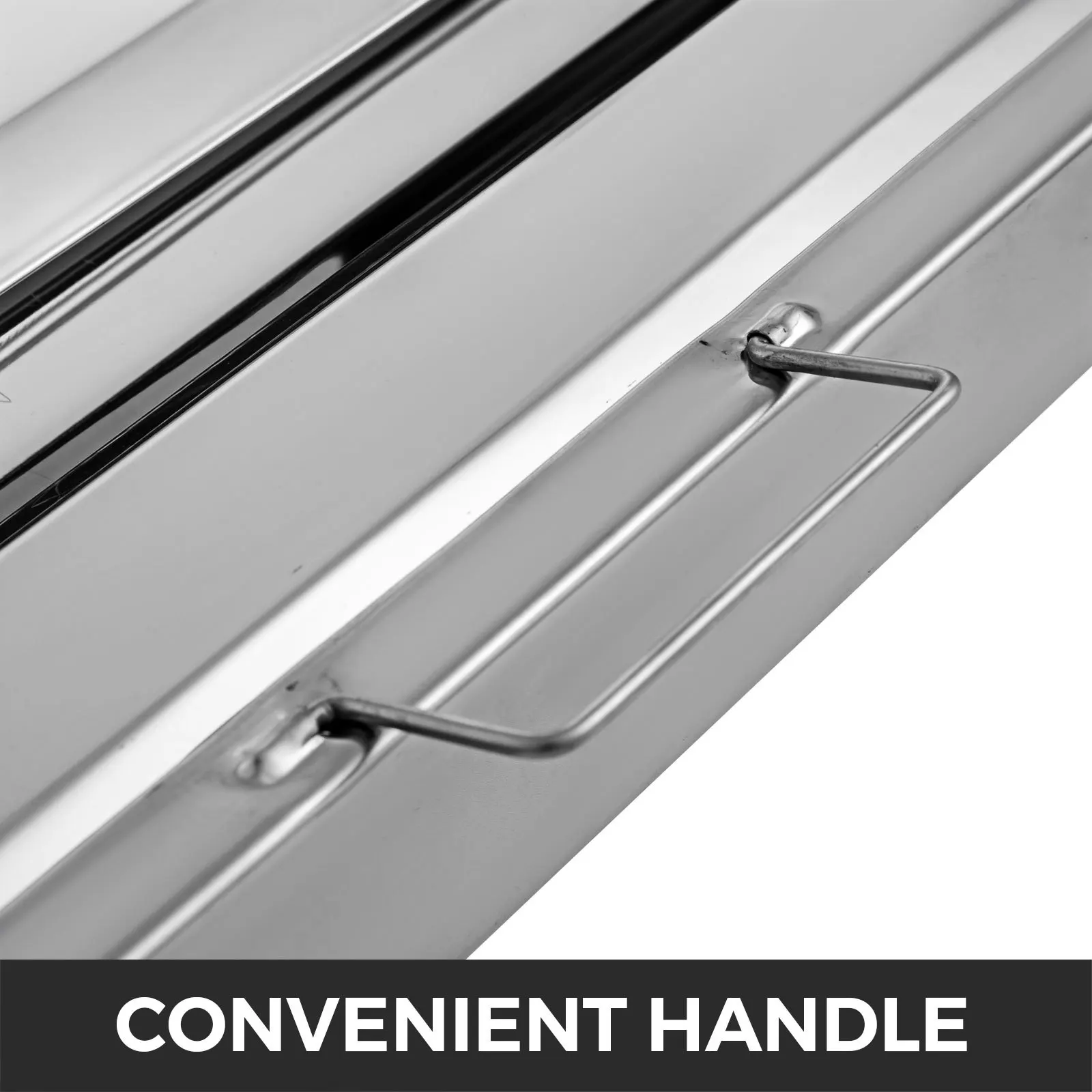 Pacote de 6 filtros de capô 19,5 W x 19,5 H polegadas, 430 filtros de capô comercial de 4 ranhuras de aço inoxidável, filtro de exaustor para graxa