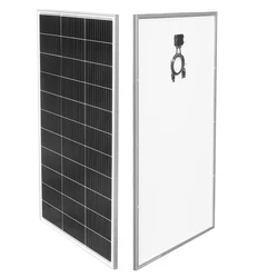 200W Glass Solar Panel 18V / Solar Panels Mounting Bracket House Balcony Car Solar modulel for charging many types battery
