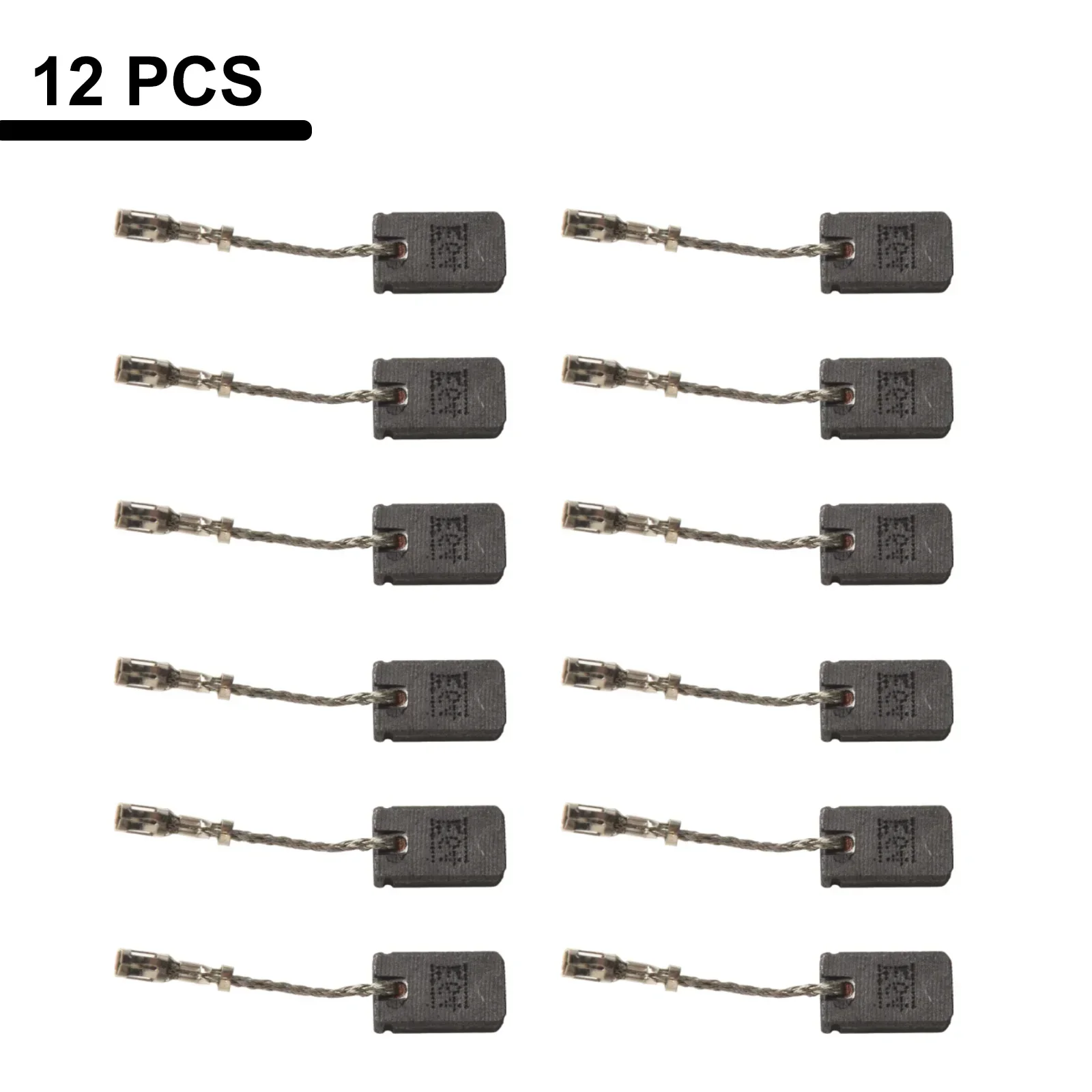 12pcs Carbon Brush Motor Carbon Carbon For Bosch GWS 1000, 1100, 1400, 10, 11, 14, 15-125 Power Tool Accessories 5x10x17mm