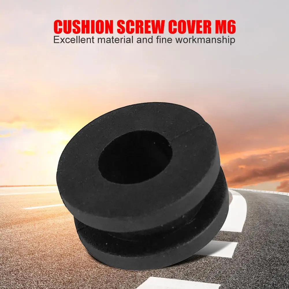 10pcs Shockproof Gaskets Grommets Bolts Durable Rubber Alloy Machinery Motorcycle Fairing Headlight Bracket Cushion Sleeve