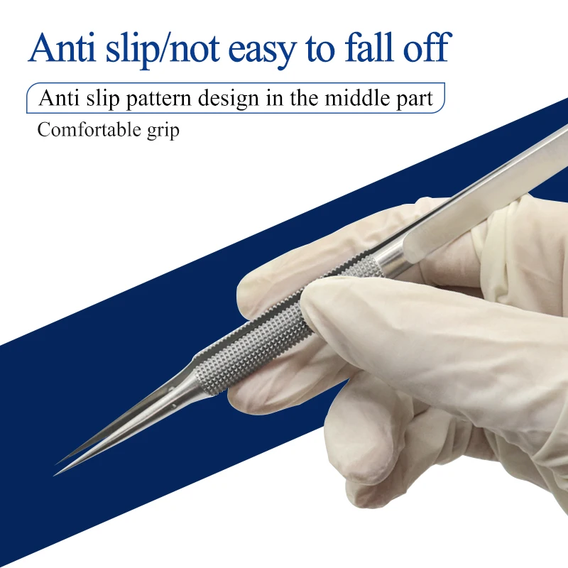 Ophthalmic ชุดเครื่องมือสแตนเลส 4/5/6/7 ชิ้นชุด 12/14/16 ซม.คีม + เข็ม + กรรไกร